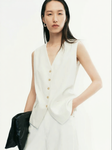 edition | Autumn New Lady Gentleman Vest With Front And Back Patchwork