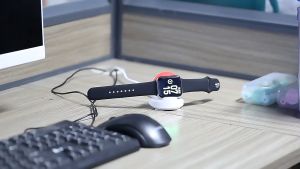 5S Silicone Charger Stand for iWatch Smart Watch Pokémon Pokéball Design 38mm/ 40mm/ 41mm/ 42mm/ 44mm/45mm