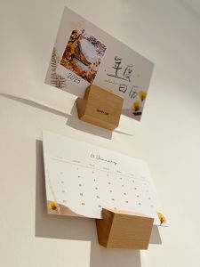 Giá Đỡ Treo Tường Đơn Giản Bằng Gỗ Cho Thẻ Lưu Niệm Ảnh Thẻ Giới Thiệu Ghi Chú Kẹp Giấy Trang Trí Không Gian