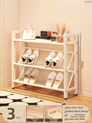 JIAJIESHI | Ultra-thin Slim Narrow Multilayer Shoe Rack