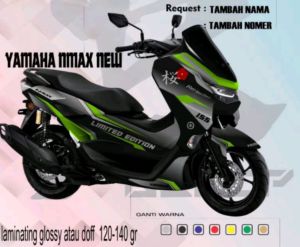 stiker decal all new nmax full body liw pink limited decal