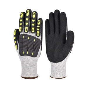 JIAHU | Impact Resistant Crush Resistant TPR Gloves Slip Wear Cut Smash Shock Protection