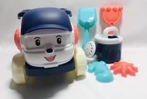 [HCM]Đồ chơi xúc cát đi biển xe ben cho bé nhiều màu sắc HT7670