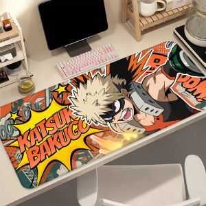 Bandai | Anime M-My H-Hero A-Academia Mouse Pad Bakugo Katsuki Gaming Mousepad Non-Slip Desk Mat Keyboard Pad for Computer PC Gamer