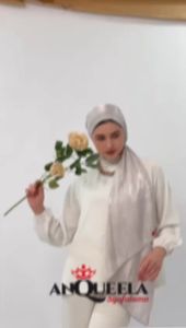 Pasmina Shimmer Bahan Shimmer Glossy By Anqueela