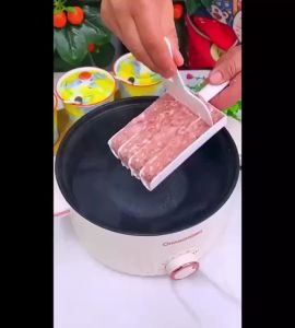 Cetakan Bakso Plastik 4in1 Alat Pencetak Meatball Perkedel 4 Baris Cetak Bakwan Sendok Membuat Pentol