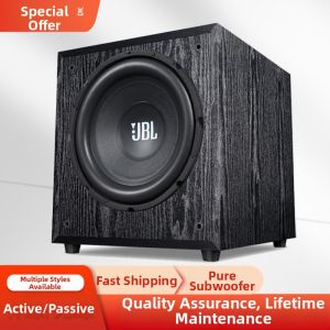 High Power Active Subwoofer Sound System Home Cinema KTV Speaker 12 Inch 10 Inch Speaker with Frequency Divider Wooden Material