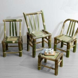 Single Home Bamboo and Rattan Woven Lounge Chair