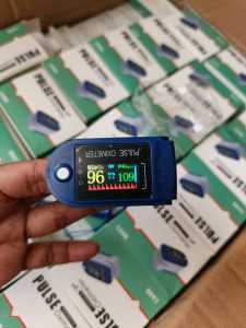 Free Baterai Oximeter LK88 LK 88 layar OLED saturasi oksigen