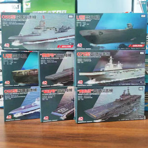 4D Lắp Ráp Mô Hình Tàu Sân Bay 8 Món 055 Tàu Khu Trục 075 Tàu Đỗ Quân Đội Giải Trí Đồ Chơi Trẻ Em Từ Trung Quốc Đại Lục