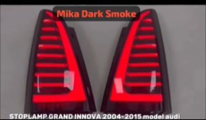 Lampu Stop Belakang Innova 2004-2015 Stop Lamp Innova Lama New Grand Barong Dark Smoke (Hitam) Wellcome Light Running Sein Audi Style