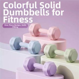 MONLEYTA | Home Fitness & Slimming Coated Dumbbells 3Kg