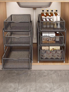 youqin | Kitchen Cabinet Drawer Shelf Organizer Pull-out Multifunction