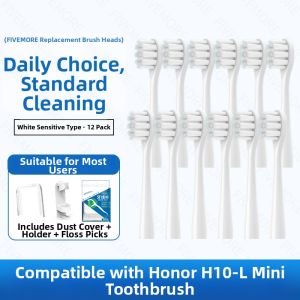Universal Olybo Electric Toothbrush Head Replacement Soft Bristles Deep Cleaning Suitable for Honor Kin Select H10-L Small Ice Stick