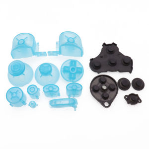 TingDong For Gamecube Controller Mod Colorful Complete button set with for NGC button set with Rubber conductive button