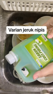 Sabun Cuci Piring 5 Liter - Jeruk Nipis Efektif Angkat Noda Lemak dan Minyak