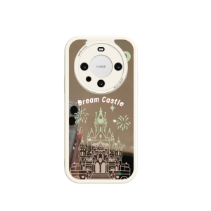 Huawei Mate70Pro Phone Case Mirror Castle Design Full Cover Soft Silicone Womens Protective Shell Anti-Fall Epoxy Air Cushion