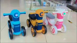 Candy 1 - 3 YEARS OLD TAHUN KIDS TOLOCAR PUSH CAR RIDE ON TOY TRICYCLE SCOOTER BALANCE BIKE MUSIC LIGHT BASIKAL 4 RODA SKUTER KANAK BUDAK