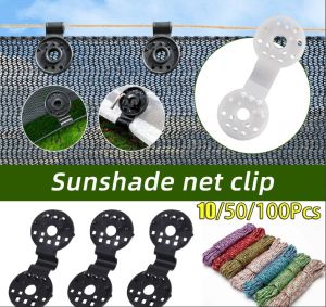 Sunshade Mesh Accessories Shading Net Clip 10M/Bundle Sunshade Net Rope Multifunctional Gardening Outdoor Products
