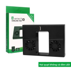 Quạt Làm Mát RGB Cho Xbox Series X Chân Đế Đứng Có Quạt Kép Siêu Yên Tĩnh Phụ Kiện Đế Gắn Máy Chơi Game