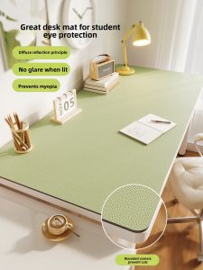 MONLEYTA | Childrens Study Desk Mat Eye Protection Silicone Cuttable No Formaldehyde Writing Desk Top Pad PU Material Ins Style