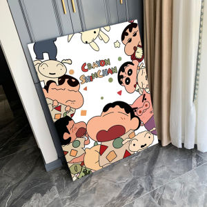 Bức Tranh Ngọc Trai Tròn Trang Trí Mới 2025 Bút Chì Shin-chan Đính Ngọc Trai Thủ Công Khung Ảnh Tranh Thêu Chữ Thập