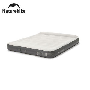 Naturehike 25cm Inflatable Cushion with pillow Outdoor Camping Sleeping Pad Mat Self-inflating Air Mattress with Air Pump