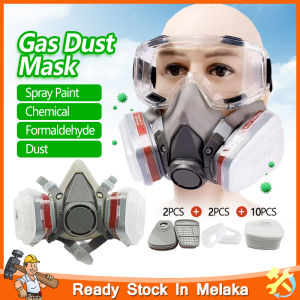 6200 Gas Dust Mask Dust Safefy Protection Toxic Vapor Filter Half Mask Comfort Respirator Set Spray Paint Painting Pesticide Chemical Respirator