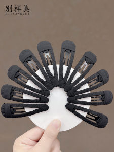 Black Fabric Hair Accessories Simple Barrette Waterdrop BB Pin Female Hair Clips Side Hair Cards Fashionable Hair Accessories