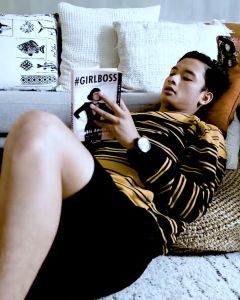 CELANA CHINOS PENDEK PRIA STREACH MELAR TEBAL