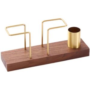 JJT ที่ใส่กระทิชชู ไม้เนื้อแข็ง ที่ใส่ทิชชู่แบบเรียบง่าย แนวตั้ง ที่ใส่กระดาษชำระ คาเฟ่ ห้องรับประทานอาหาร โต๊ะอาหาร ที่ใส่ผ้าเช็ดปาก