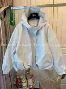 Áo Khoác Nỉ Cỡ Nhỏ Thời Trang Thường Ngày Cho Nữ Mùa Xuân Thu Có Mũ Trùm Đầu Đa Năng Phong Cách Thể Thao Áo Khoác Ngoài