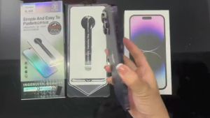 G-case Superfit Tempered Glass Dust iPhone 15 15plus 15pro 15promax promax plus pro max full screen guard anti gores
