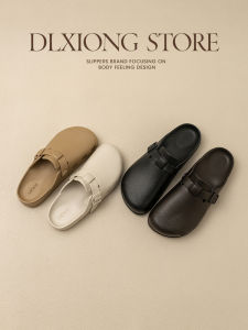 Fashionable Summer Outdoor Half Slippers EVA Thick Bottom Men Women Home Slippers Anti-Odor Breathable Indoor Office Wear