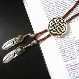 Celtic Leather Rope Sky Men and Women Couple Bolo Tie