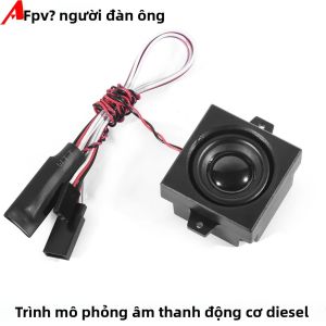 Mô-đun Âm Thanh Động Cơ Diesel Điều Khiển Từ Xa 5W Với Loa Mô Phỏng Dành Cho Xe Mô Hình RC Tỷ Lệ 1/10 1/8 1/6 Phụ Kiện Mô Hình Kim Loại