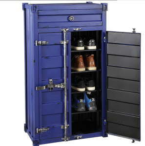 LOFT Industrial Style Creative Retro Distressed Container Shoe Cabinet Creative Personality Shoe Cabinet Shoe Rack Storage Rack