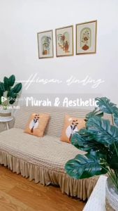 REKSA EXPRESS HIASAN DINDING 1SET3 30X40 ABSTRAK AESTHETIC ART DEKORASI PAJANGAN DINDING KODE ABS 1-156 REKSA EXPRESS