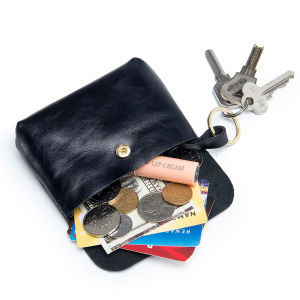 Royal Bagger Coin Purses for Women Genuine Cow Leather Vintage Simple Small Coin Bag Key Bag Ladies Fashion Short Wallet 2005