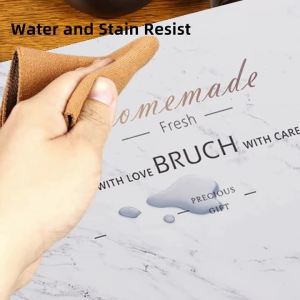 1/4/6PCS Clear Plastic Placemats Vinyl Table Protector for Dining Kitchen Office Painting Table Shelves Heat Resistant