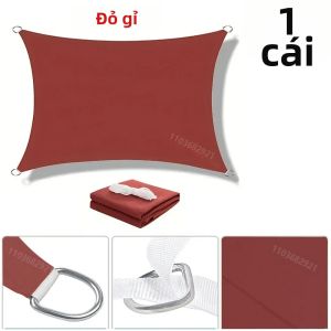 Tấm Che Nắng Hình Chữ Nhật Chống Thấm Nước 3x4m/3x5m Chống Tia UV Chống Chịu Thời Tiết Dùng Cho Vườn Ban Công Sân Lều Ngoài Trời