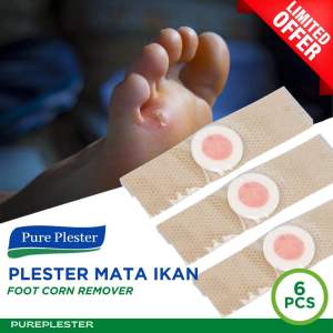 Plester Mata Ikan dan Kutil 6 Pcs - 1 Strip/ Obat Mata Ikan / Kapalan / Callusol / Asam Salisilat Foot Corn Remover 6 Pads (No BOX ORIGINAL)