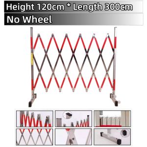 Expandable Barrier Stainless Steel Type Without Roller Safety Fence Barrier 3M Telescopic Fence 安全围栏屏障 伸缩围栏