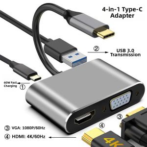 A FAR | 4K HDMI VGA Video Audio Cable For Phone to Display
