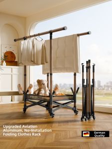 MINGZHI | Thickened Extendable Foldable Clothes Drying Rack