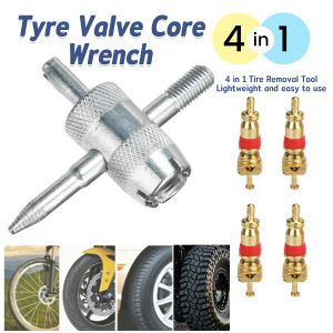 Ellebreen Tyre Valve Core Wrench Set 5PCS/Bag for Car Repair Installation Cleaning Tool