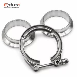 Bộ Kẹp Chữ V Bằng Thép Không Gỉ 304 Đầu Nối Đực Cái Dùng Cho Hệ Thống Ống Xả Xe Hơi Bộ Giảm Thanh Turbo Ống Dẫn Xuống - Kẹp Treo Ô Tô