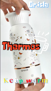 Dr.isla Portable Heated Cup Rapid heating Constant temperature cup 500ml Milk Warmer Portable Wireless Thermal Bottle TN TECH 24HRS Keep Hot 40-55°Adjustable N39