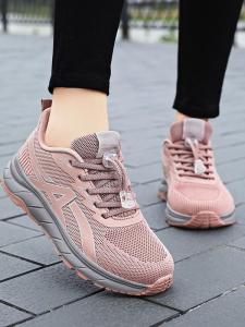 Comfortable Breathable Walking Shoes for Mothers Spring 2025 Soft Bottom Casual Sports Shoes Middle-Aged Women Fashionable Slip-On round Toe Flat Heel