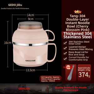 GEDO | Portable Double Layer Meal Box